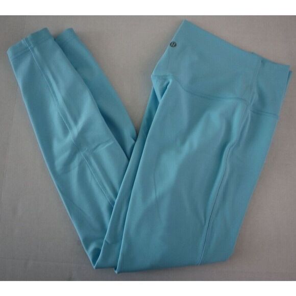 Lululemon LW5CTIS Women's Sz 8 Cyan Blue Align High-Rise 28" Pants - Picture 9 of 9